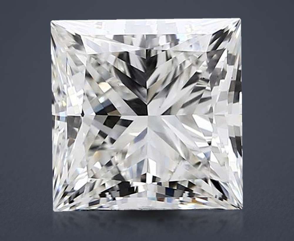 2.68 Carat Princess Lab Diamond