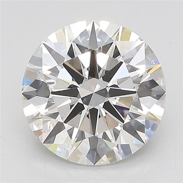 2.58ct F VS2 Rare Carat Ideal Cut Round Lab Grown Diamond