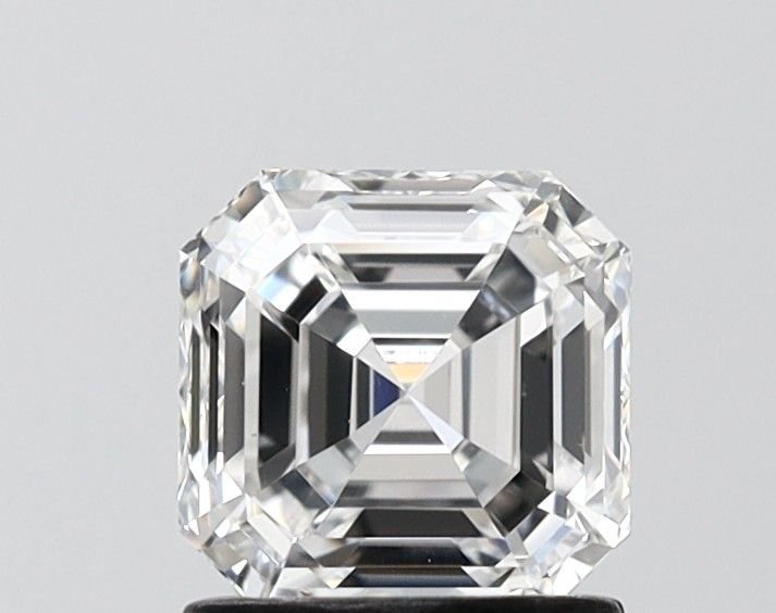 1.36ct E VVS2 Rare Carat Ideal Cut Asscher Lab Grown Diamond
