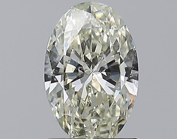 1.00ct K SI2 Rare Carat Ideal Cut Oval Diamond