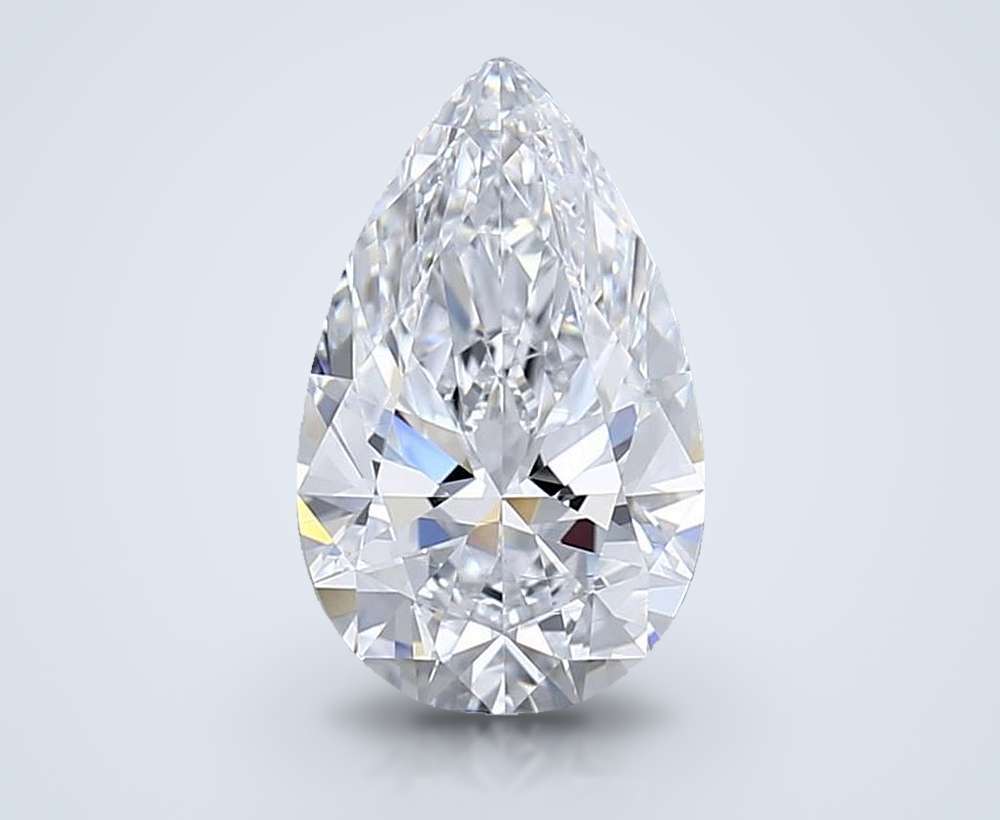 1.67 Carat Pear Lab Diamond