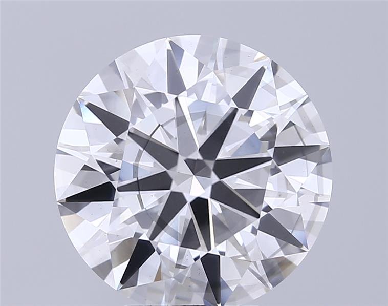 6.03ct F SI1 Excellent Cut Round Lab Grown Diamond