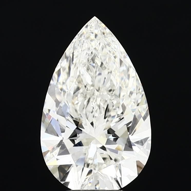 4.09ct G VVS2 Rare Carat Ideal Cut Pear Lab Grown Diamond