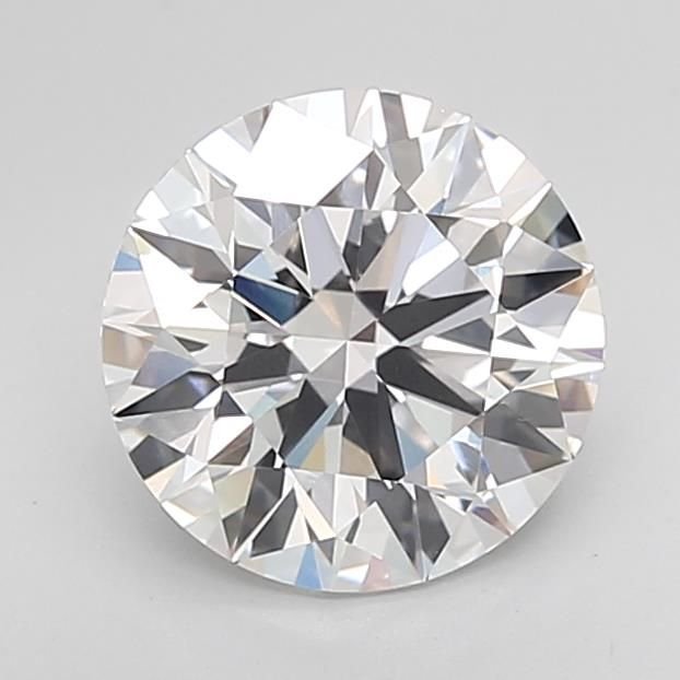 2.87ct D VVS2 Rare Carat Ideal Cut Round Lab Grown Diamond