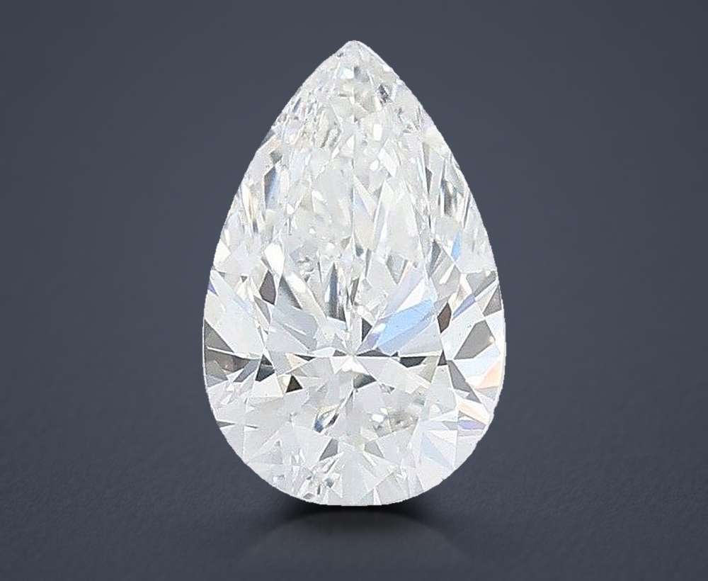 1.00 Carat Pear Lab Diamond