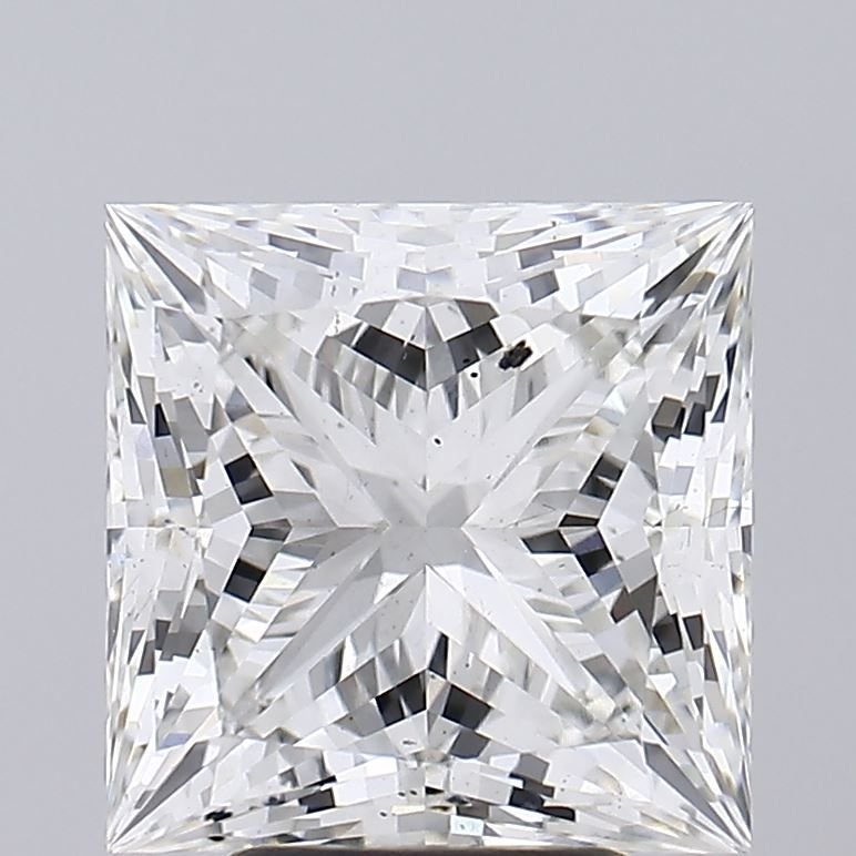 5.16ct G SI1 Rare Carat Ideal Cut Princess Lab Grown Diamond