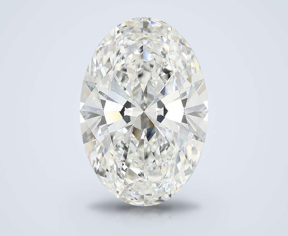 9.80 Carat Oval Lab Diamond