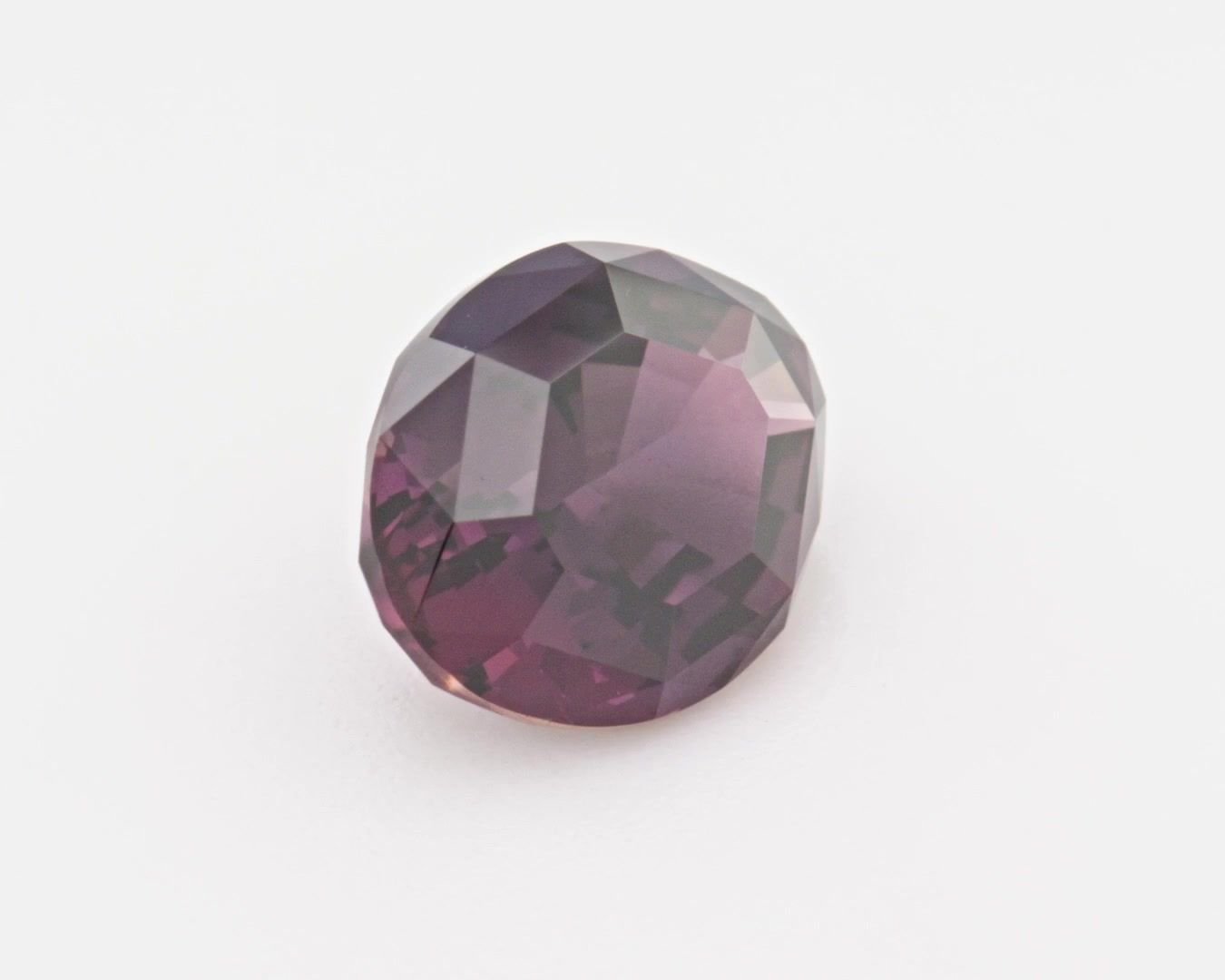 1.40 Carat Purple Oval Sapphire