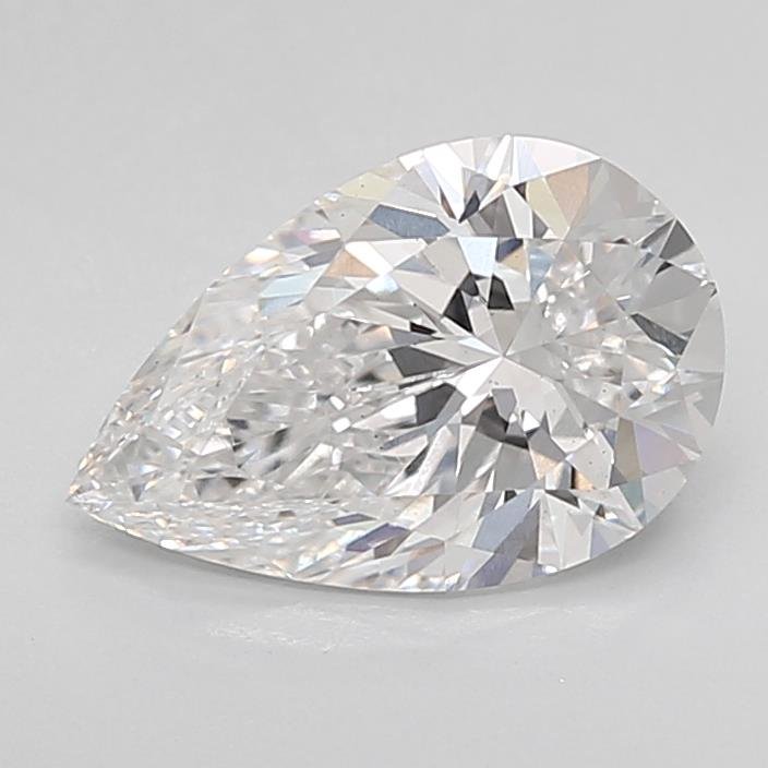 1.91ct E VS1 Rare Carat Ideal Cut Pear Lab Grown Diamond