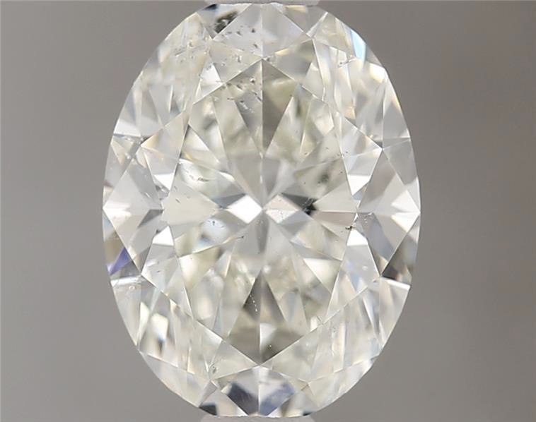 0.81ct K SI2 Rare Carat Ideal Cut Oval Diamond