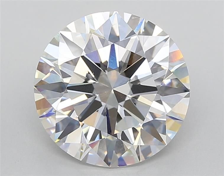 5.51ct G VVS2 Rare Carat Ideal Cut Round Lab Grown Diamond