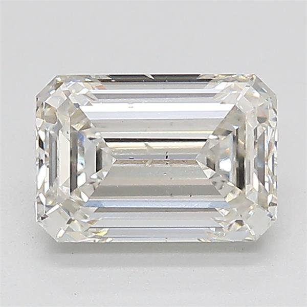 1.37ct I VS2 Rare Carat Ideal Cut Emerald Lab Grown Diamond