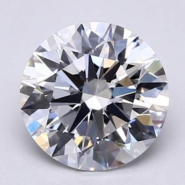2.59ct D VVS2 Rare Carat Ideal Cut Round Lab Grown Diamond