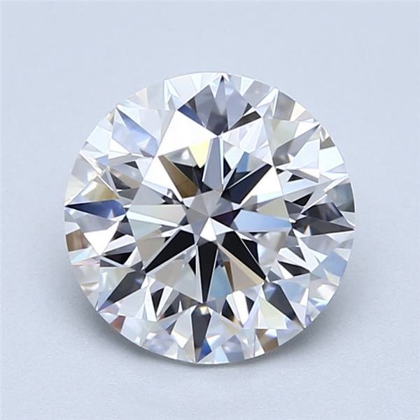 2.01ct E VVS2 Rare Carat Ideal Cut Round Diamond