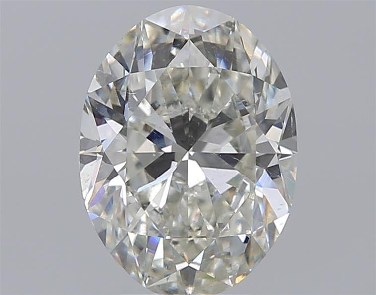 3.30ct J SI2 Rare Carat Ideal Cut Oval Diamond