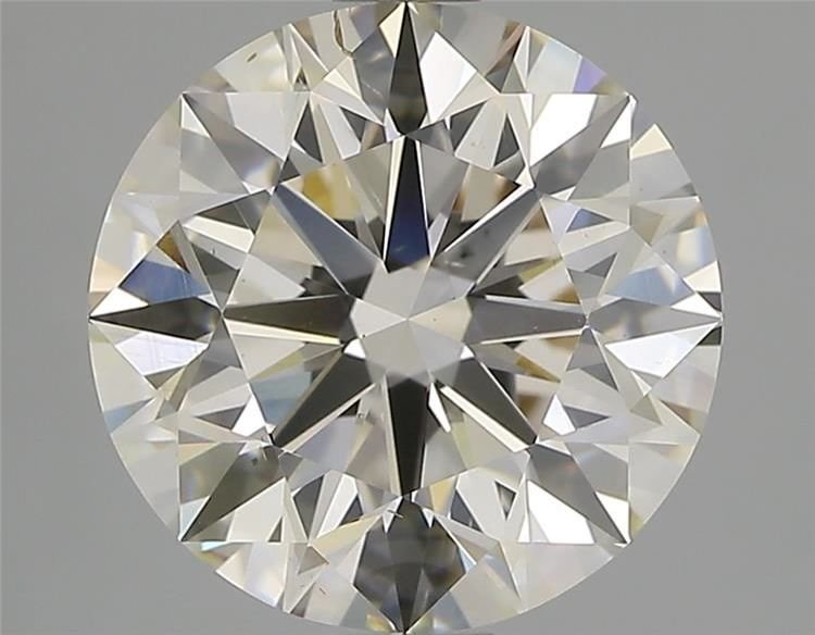 3.80ct K VS2 Rare Carat Ideal Cut Round Diamond