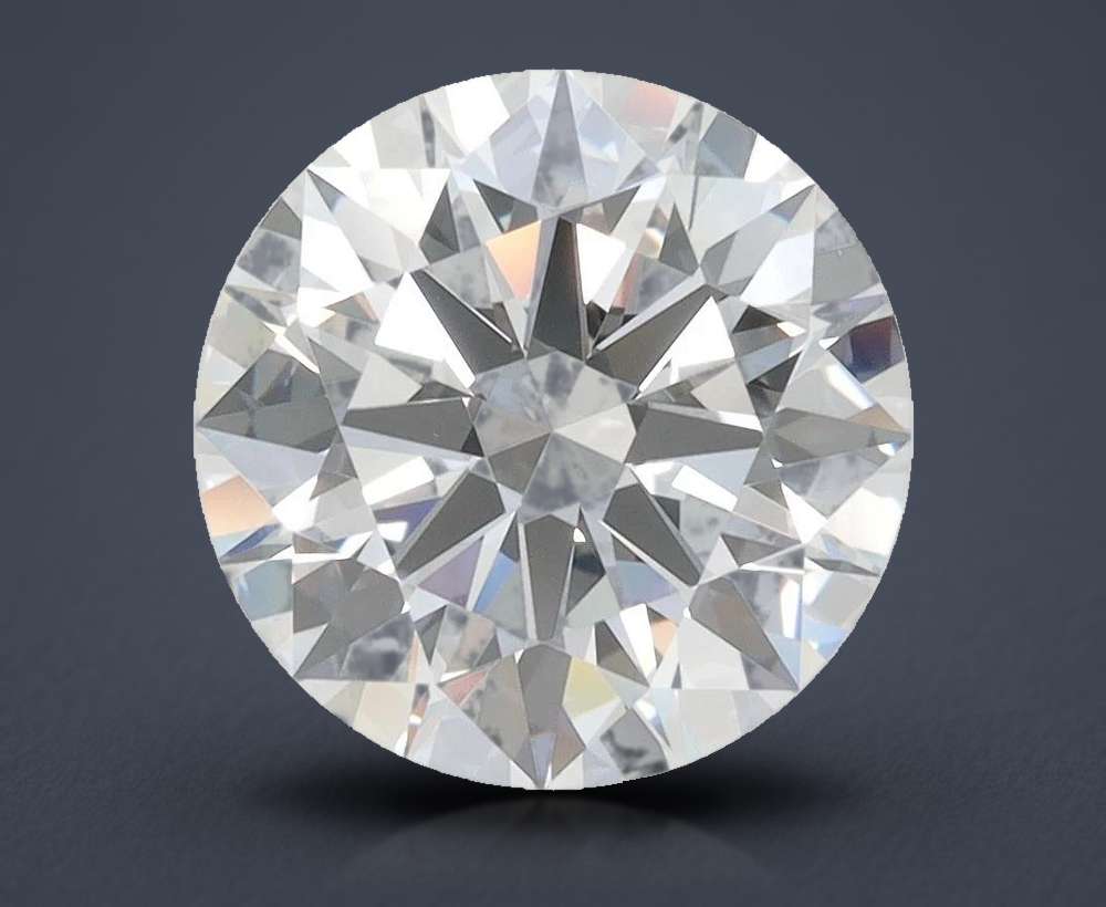 3.40 Carat Round Lab Diamond