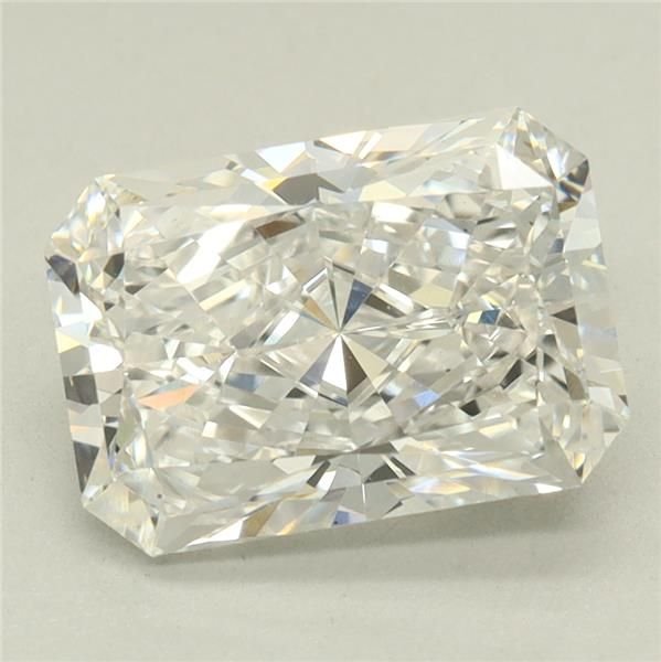 2.39ct D VS1 Rare Carat Ideal Cut Radiant Lab Grown Diamond