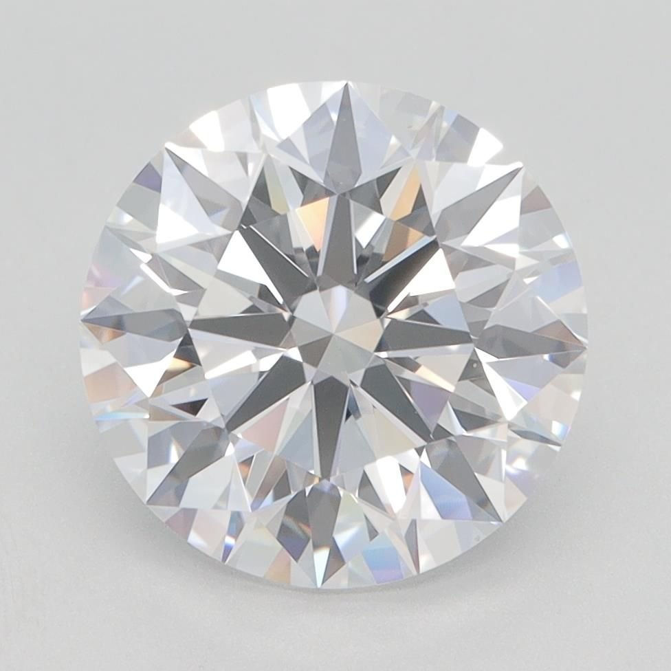 3.51ct D VVS2 Rare Carat Ideal Cut Round Lab Grown Diamond