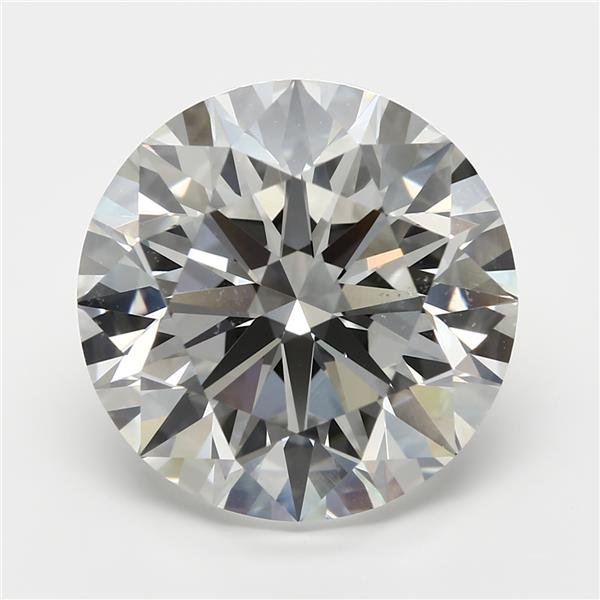 7.09ct H VS2 Rare Carat Ideal Cut Round Diamond