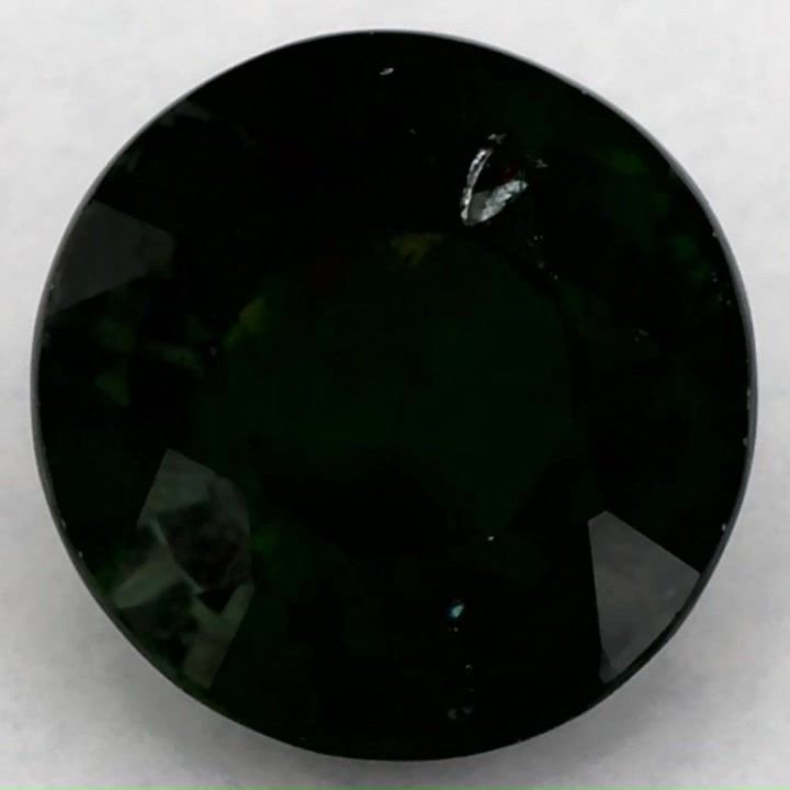 1.70 Carat Green Round Sapphire