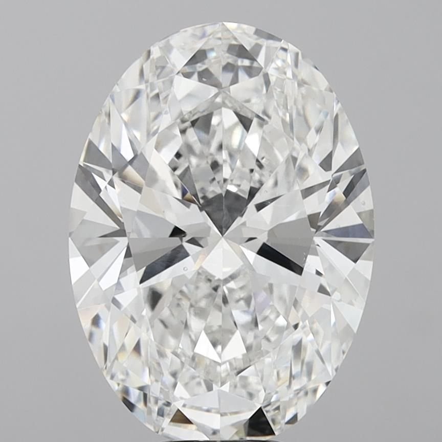 10.02ct E VS2 Rare Carat Ideal Cut Oval Lab Grown Diamond