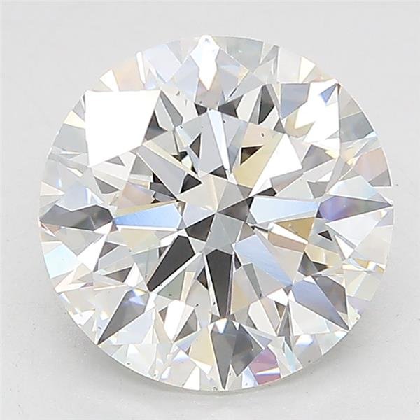 3.30ct E VS2 Rare Carat Ideal Cut Round Lab Grown Diamond