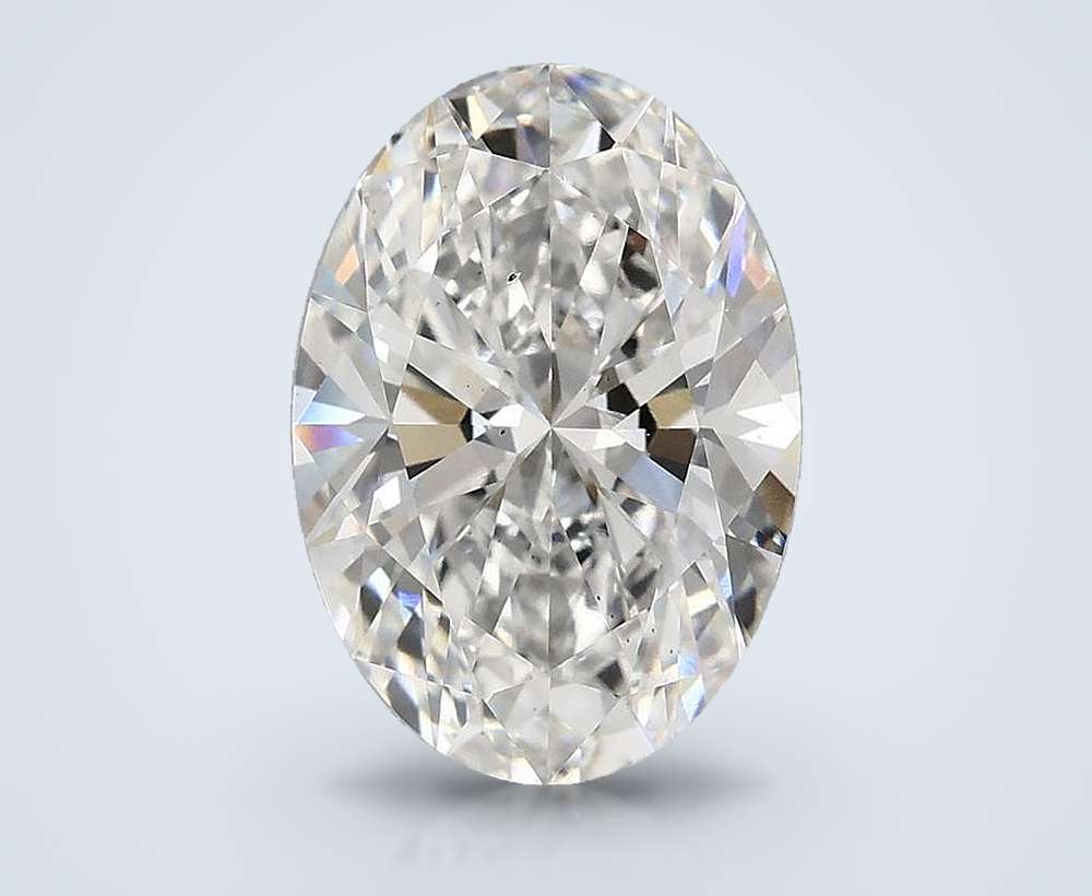 3.72 Carat Oval Lab Diamond