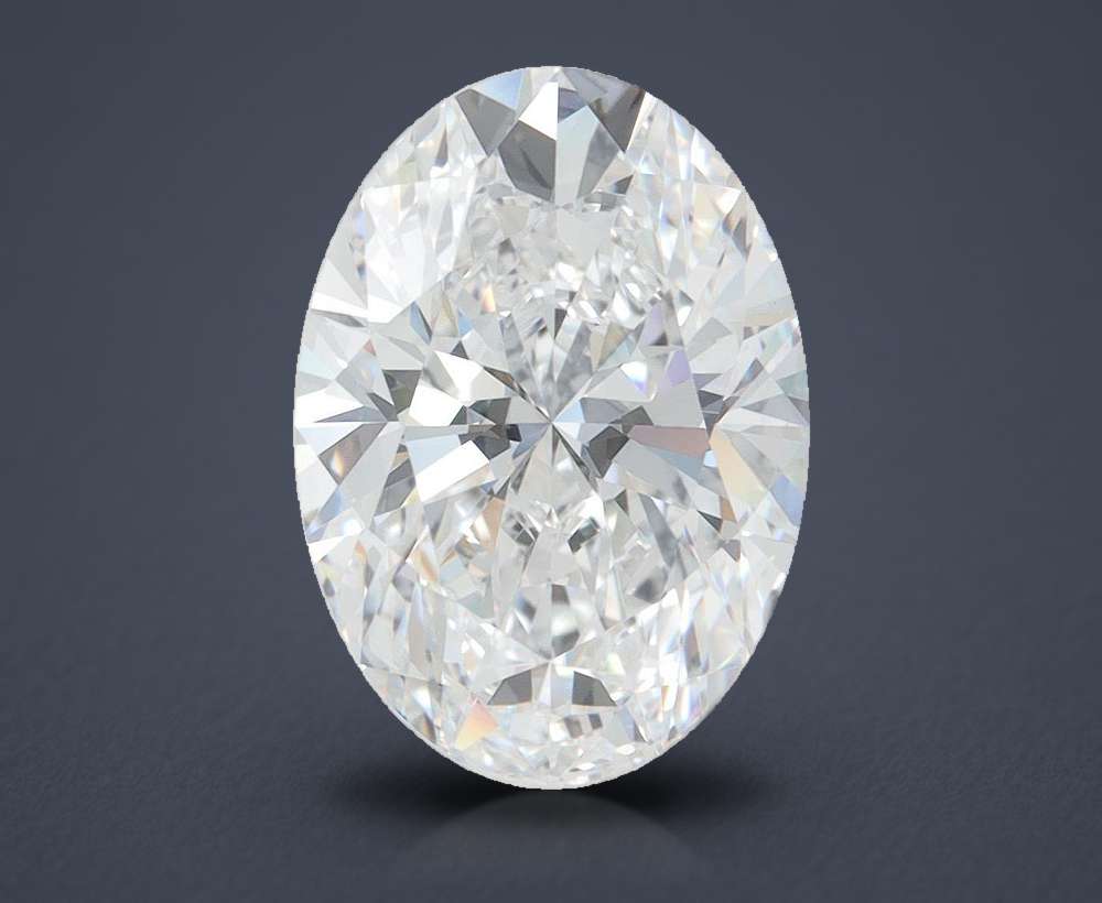4.00 Carat Oval Lab Diamond