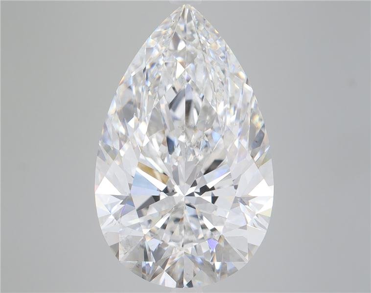 10.30ct F VS2 Rare Carat Ideal Cut Pear Lab Grown Diamond