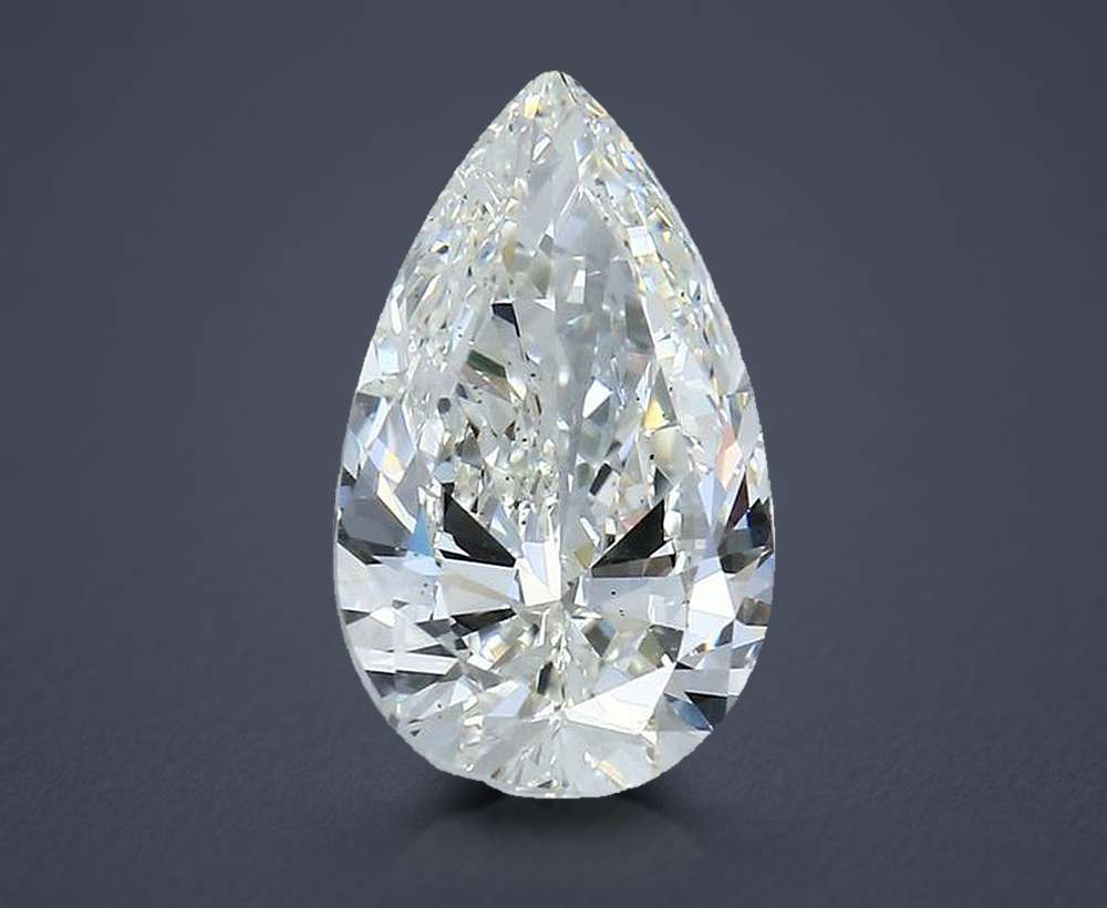 3.01 Carat Pear Natural Diamond