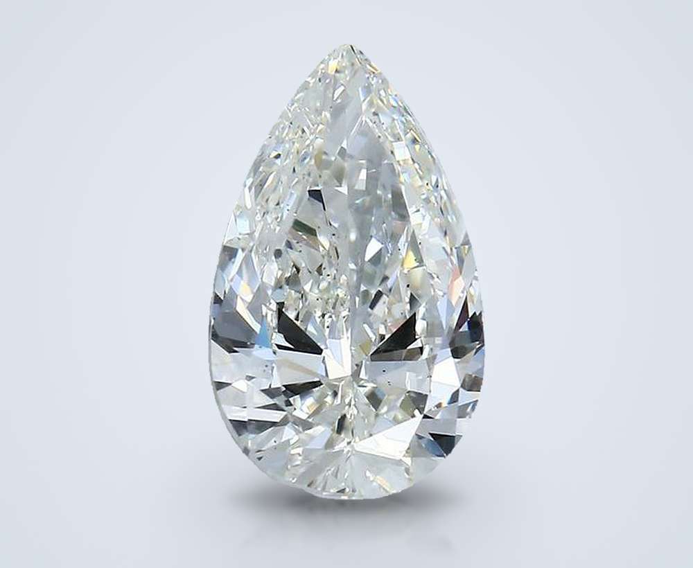 3.01 Carat Pear Natural Diamond