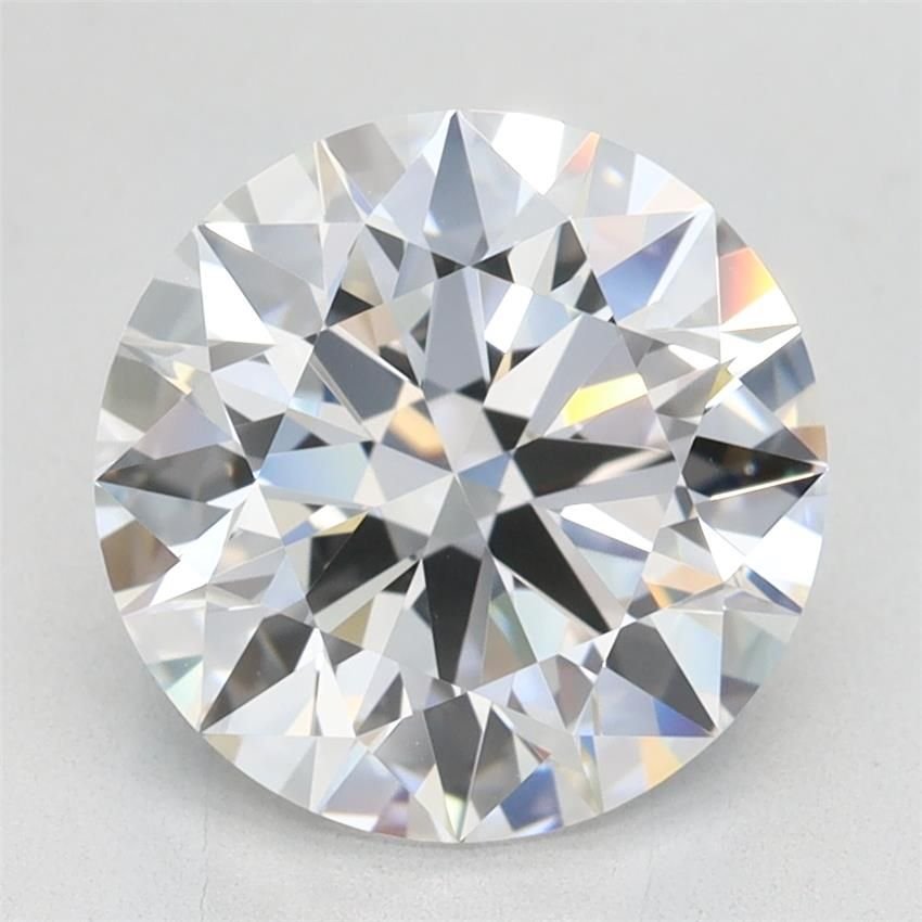 2.68ct D VVS1 Rare Carat Ideal Cut Round Lab Grown Diamond