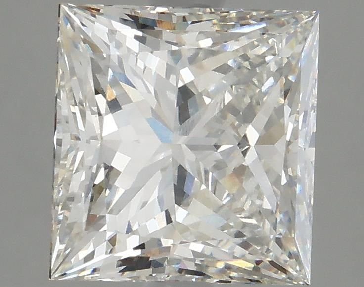 2.68ct H VS2 Rare Carat Ideal Cut Princess Lab Grown Diamond