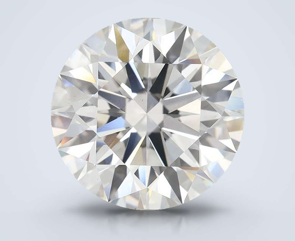 6.61 Carat Round Lab Diamond