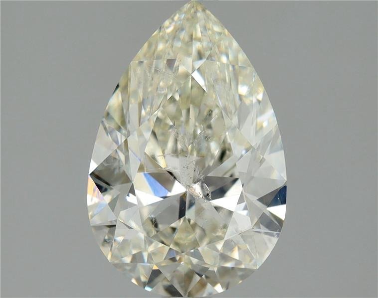 2.04ct K SI2 Rare Carat Ideal Cut Pear Diamond