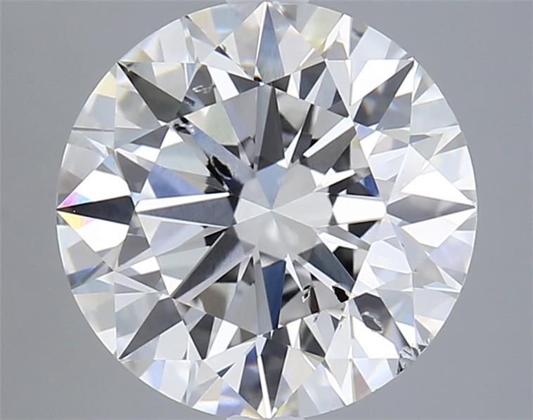 3.22ct E SI1 Rare Carat Ideal Cut Round Lab Grown Diamond