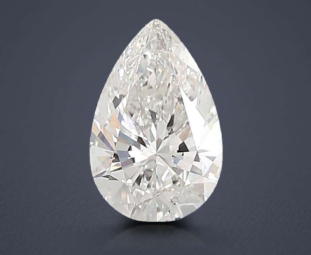 2.00 Carat Pear Lab Diamond