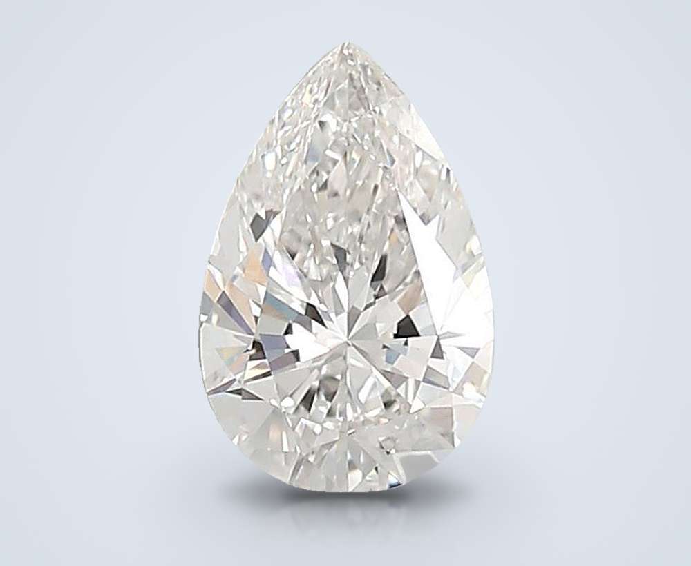 2.00 Carat Pear Lab Diamond