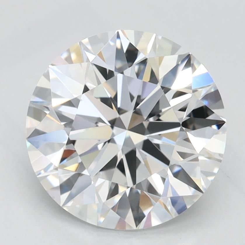 1.99ct D FL Rare Carat Ideal Cut Round Lab Grown Diamond