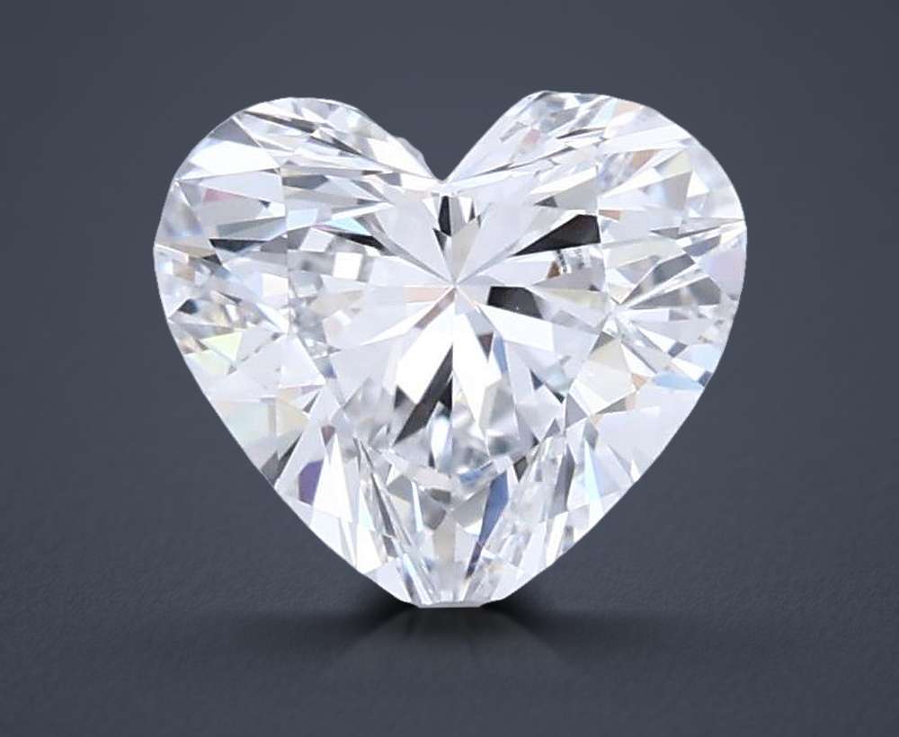 1.00 Carat Heart Lab Diamond