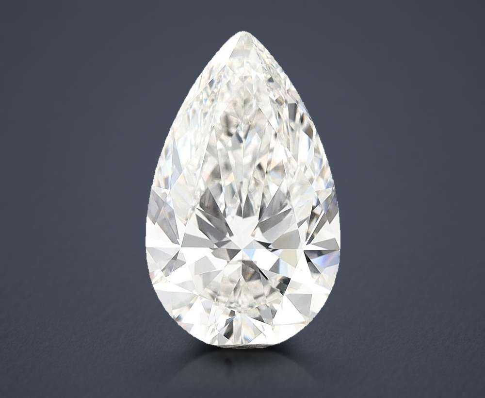 10.01 Carat Pear Lab Diamond