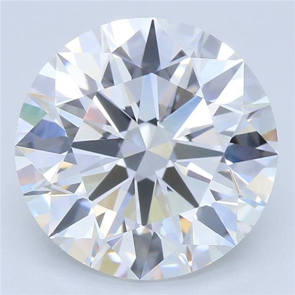 3.20ct G VS1 Rare Carat Ideal Cut Round Lab Grown Diamond