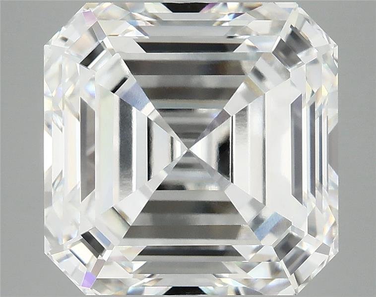 8.29ct F VVS2 Rare Carat Ideal Cut Asscher Lab Grown Diamond