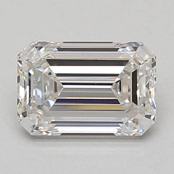 1.44ct E VS2 Rare Carat Ideal Cut Emerald Lab Grown Diamond