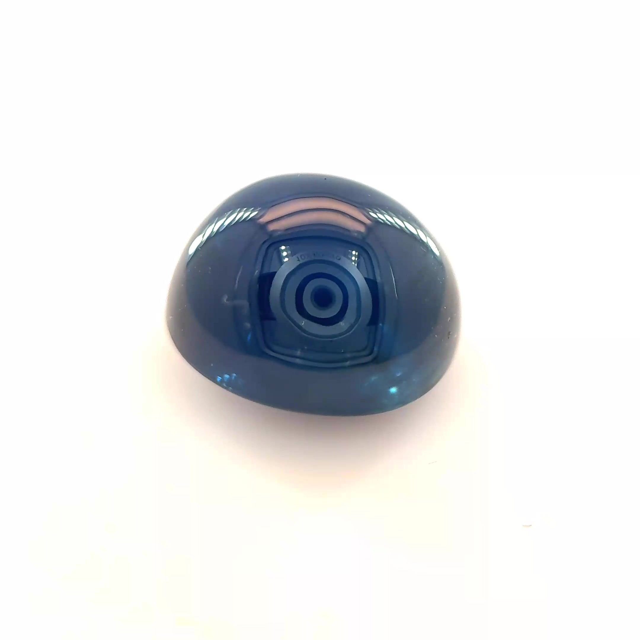 7.01 Carat Deep Blue Oval Sapphire