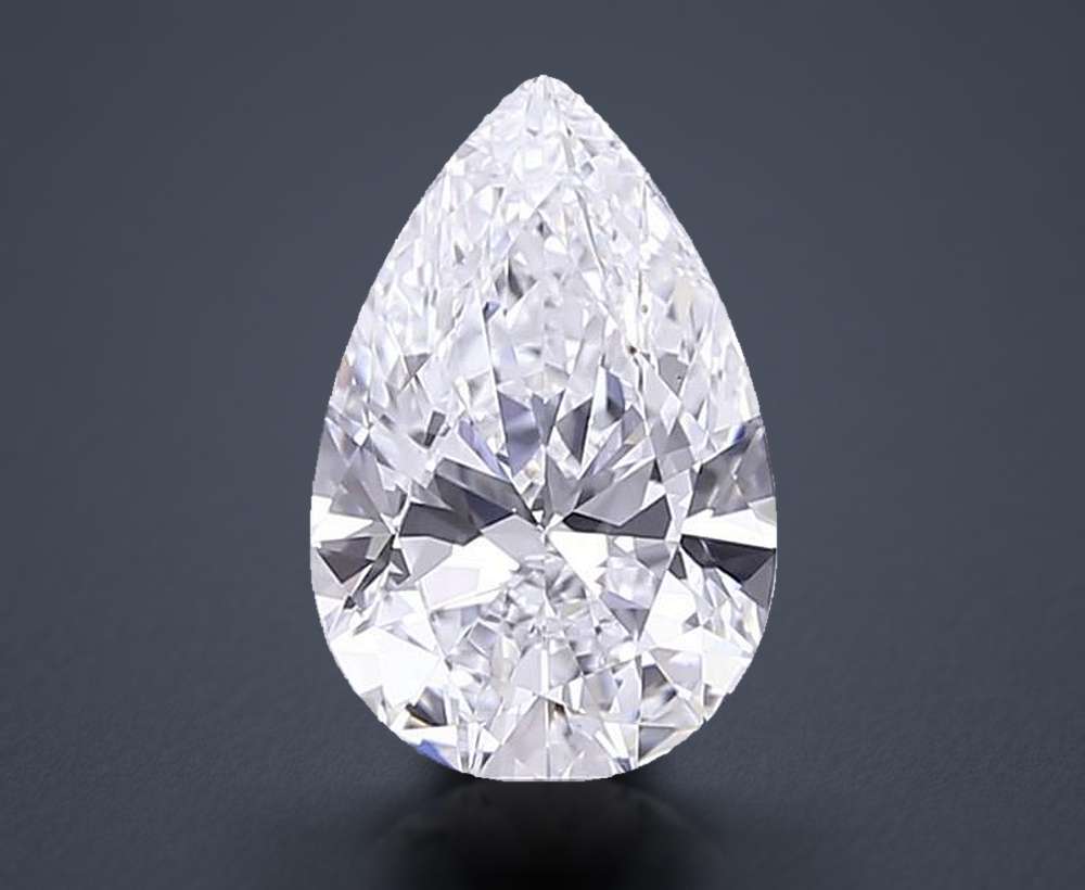 2.00 Carat Pear Lab Diamond