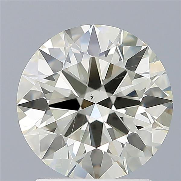 1.51ct K SI1 Rare Carat Ideal Cut Round Diamond