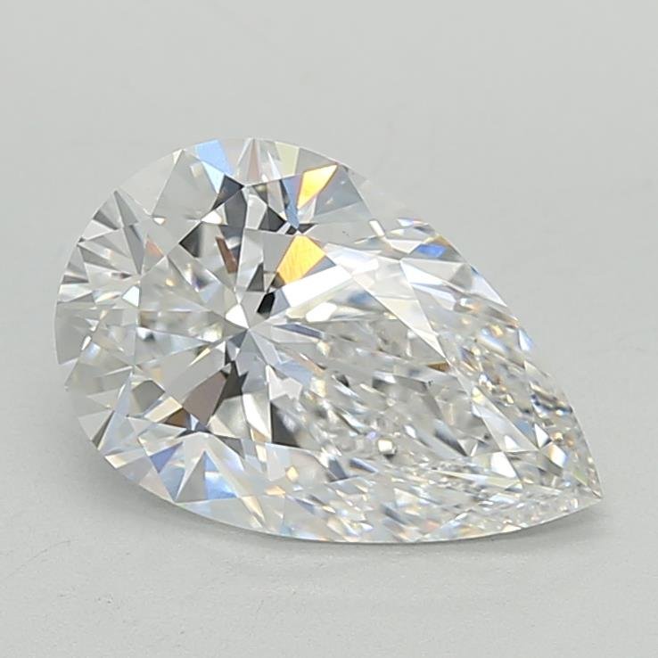 2.81ct E VS1 Rare Carat Ideal Cut Pear Lab Grown Diamond