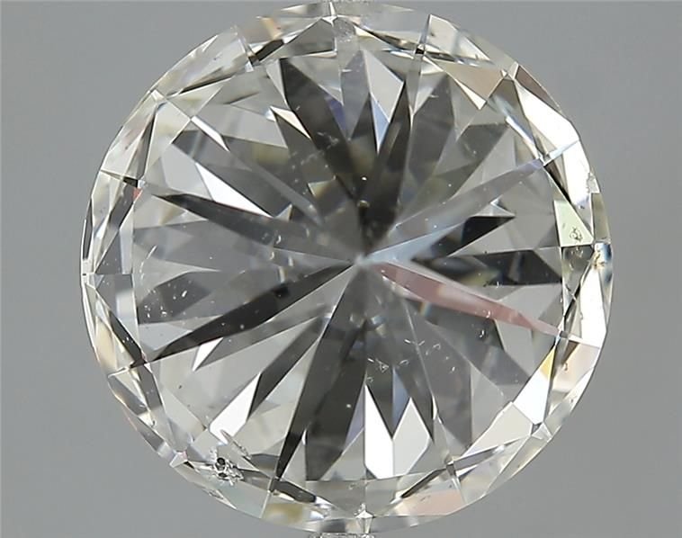 4.60ct K SI2 Rare Carat Ideal Cut Round Diamond